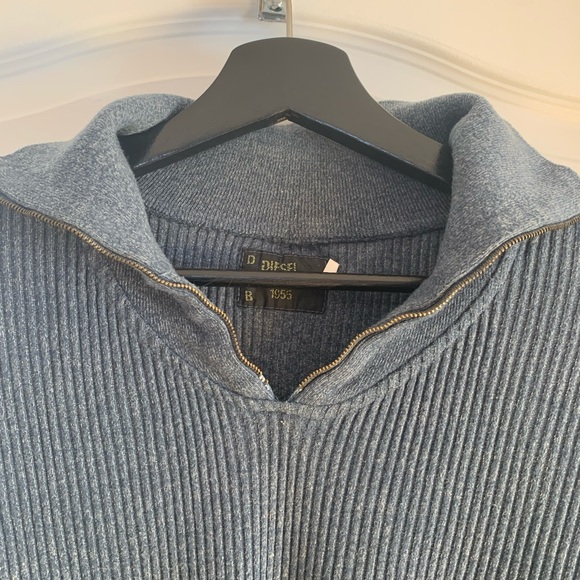Diesel gray blue warm sweater - Picture 2 of 4